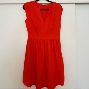 Maison‎ Jules Red Cap Sleeve Dress